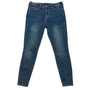 JENNIE CURVY MID RISE SUPER SKINNY WOMENS JEAN Indigo size 31